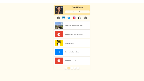 Personal Linktree | Appsmith Community Portal